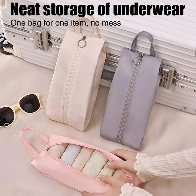 NOBLEVOYAGE™ -Sac de Stockage Voyage. Rangement Pratique et Imperméable pour Sous-Vêtements et Accessoires